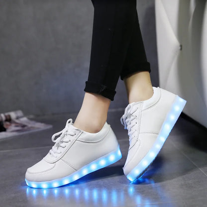 Tênis Casuais LED RayZing para Unissex - Sneakers Iluminados, Calçados para Homens e Mulheres, Outdoor, Glowing