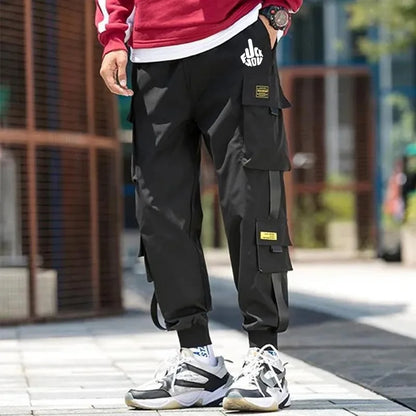 New Cargo Pants Men Streetwear Hip Hop Pants Mens Joggers Pants Casual Harem Trousers Basketball Sweatpant