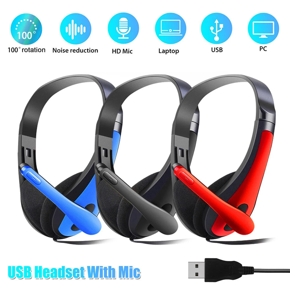 Especificações do Headset USB com Fio - Ideal para Jogos e PC