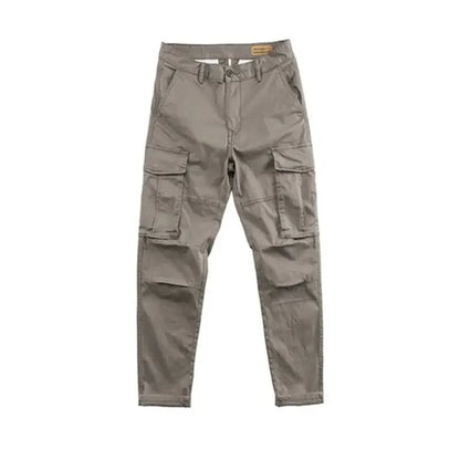 Calças Masculinas Cargo, Roupas de Trabalho Outono, Calças Khaki Masculinas em Nylon, Tamanho Grande, Design Fashion Emo Y2K, Calças Longas Baggy.